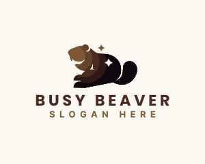 Beaver - Beaver Wildlife Animal logo design