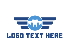 Teeth Wings Dental Logo
