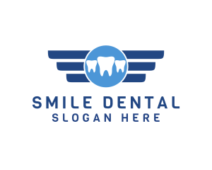 Teeth - Teeth Wings Dental logo design