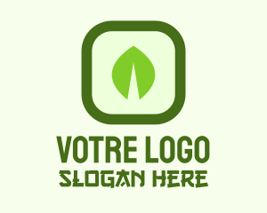 Green Leaf Square Logo
