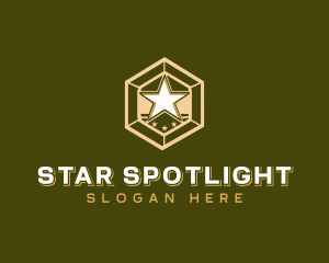 Military Company Star logo design