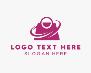 Bag - Swoosh Shopping Bag Boutique logo design