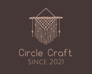 Handwoven Macrame Tapestry logo design