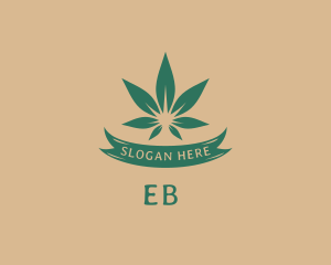 Green Weed Marijuana Logo