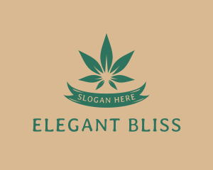 Green Weed Marijuana Logo