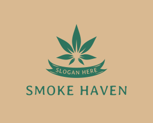 Green Weed Marijuana logo design