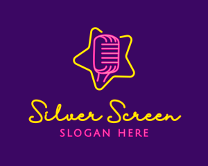 Star Glow Microphone Logo