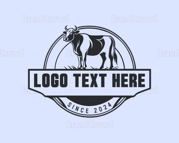 Cow Dairy Beef Logo