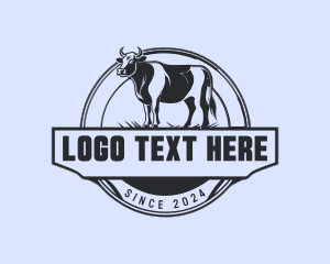 Wagyu - Cow Dairy Agriculture logo design