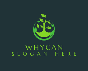 Eco Friendly Vegan Farm Logo