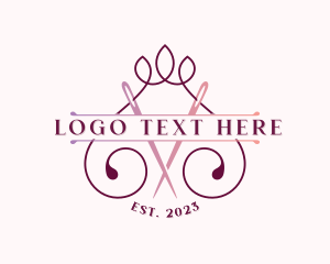 Alterations - Sewing Needle Tailoring logo design