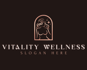 Woman Wellness Body logo design