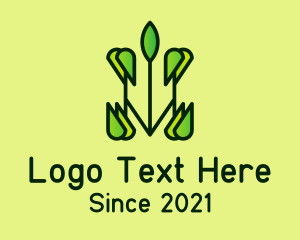 Natural Conservation - Abstract Organic Symbol logo design