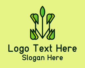 Abstract Organic Symbol Logo