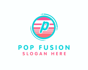 Pop - Retro Pop Art Summer logo design