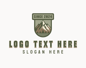 Forest - Nature Park Trekking logo design