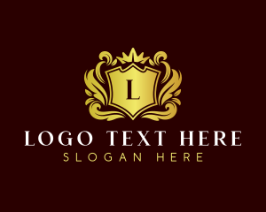 Royalty - Elegant Premium Shield logo design
