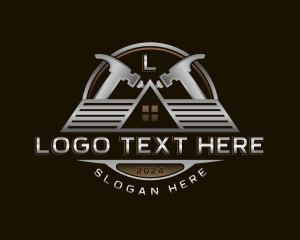 Hammer - Carpentry Roofing Hammer logo design