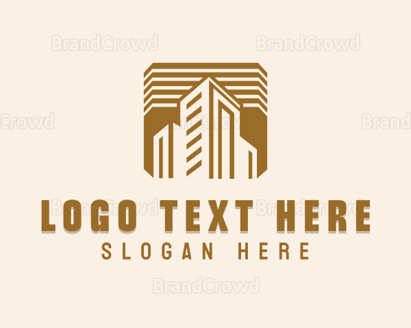 High Rise Construction Property Logo