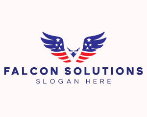 American Eagle Wings logo design