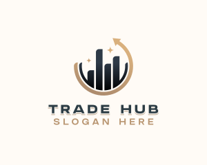 Trading - Graph Trading Financing logo design
