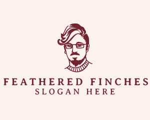 Hipster Fashion Guy logo design