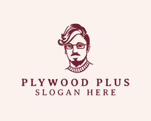 Hipster Fashion Guy logo design