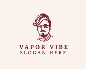 Hipster Fashion Guy logo design