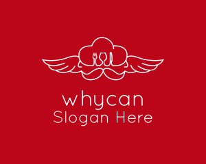 Minimalist Winged Restaurant Logo