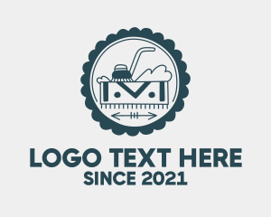 Clean - Carpet Cleaning Badge logo design