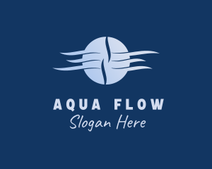 Flow - Air Flow Breeze logo design