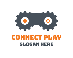 Multiplayer - Double Gear Gaming logo design