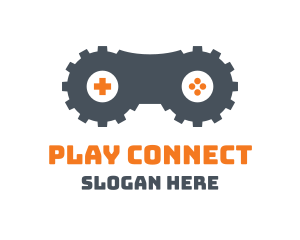 Multiplayer - Double Gear Gaming logo design