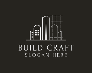 Modern City Building  logo design