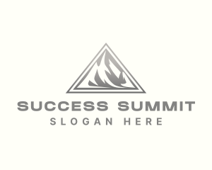 Summit Mountain Triangle logo design