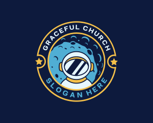 Arcade - Moon Astronaut Character logo design