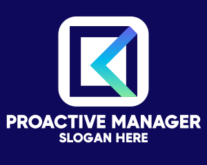 Manager - File Manager Mobile App logo design