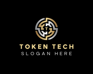 Token - Digital Crypto Token logo design