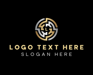 Blockchain - Digital Crypto Token logo design