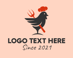Fast Food - Chicken Fork Restaurant logo design