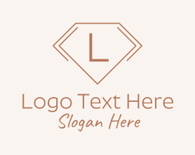 Instagram - Luxury Diamond Letter logo design
