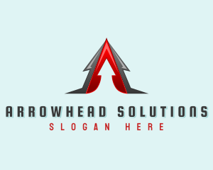 Aviation Arrow Letter A  logo design