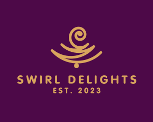 Premium Swirl Ornament logo design