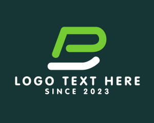 Letter Pb - Cyber Tech Business logo design