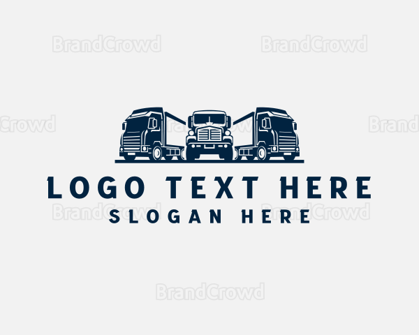 Trucking Freight Cargo Mover Logo