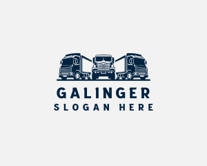 Trucking Freight Cargo Mover Logo