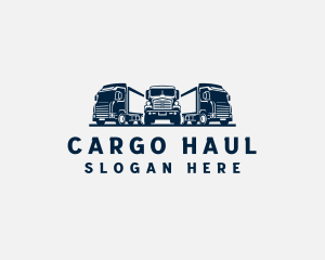 Trucking Freight Cargo Mover logo design