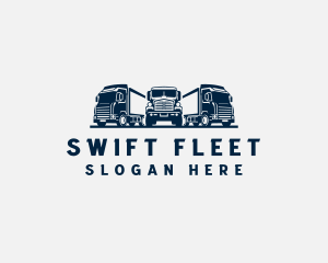 Fleet - Trucking Freight Cargo Mover logo design