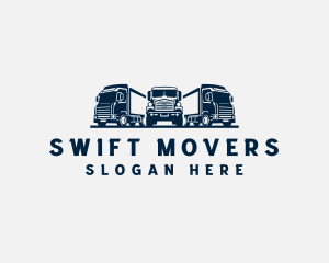 Mover - Trucking Freight Cargo Mover logo design