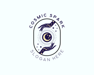 Cosmic Astral Hand  logo design